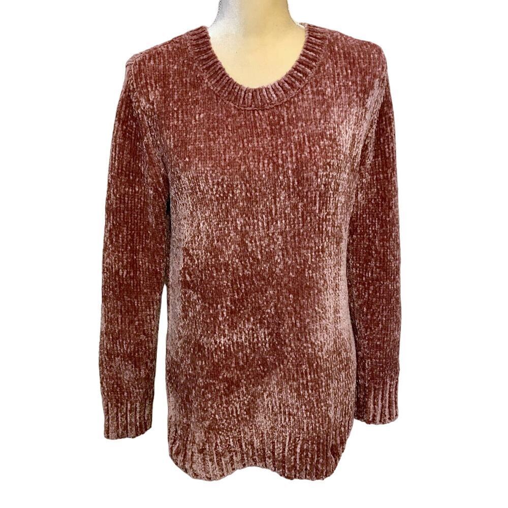 Orvis NWOT Chenille Blush Pink Sweater Women M